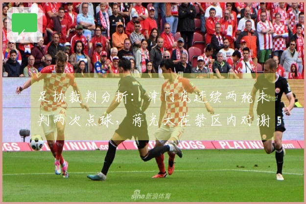 足协裁判分析：津门虎连续两轮未判两次点球，蒋光太在禁区内对谢蒂内犯规应罚点球